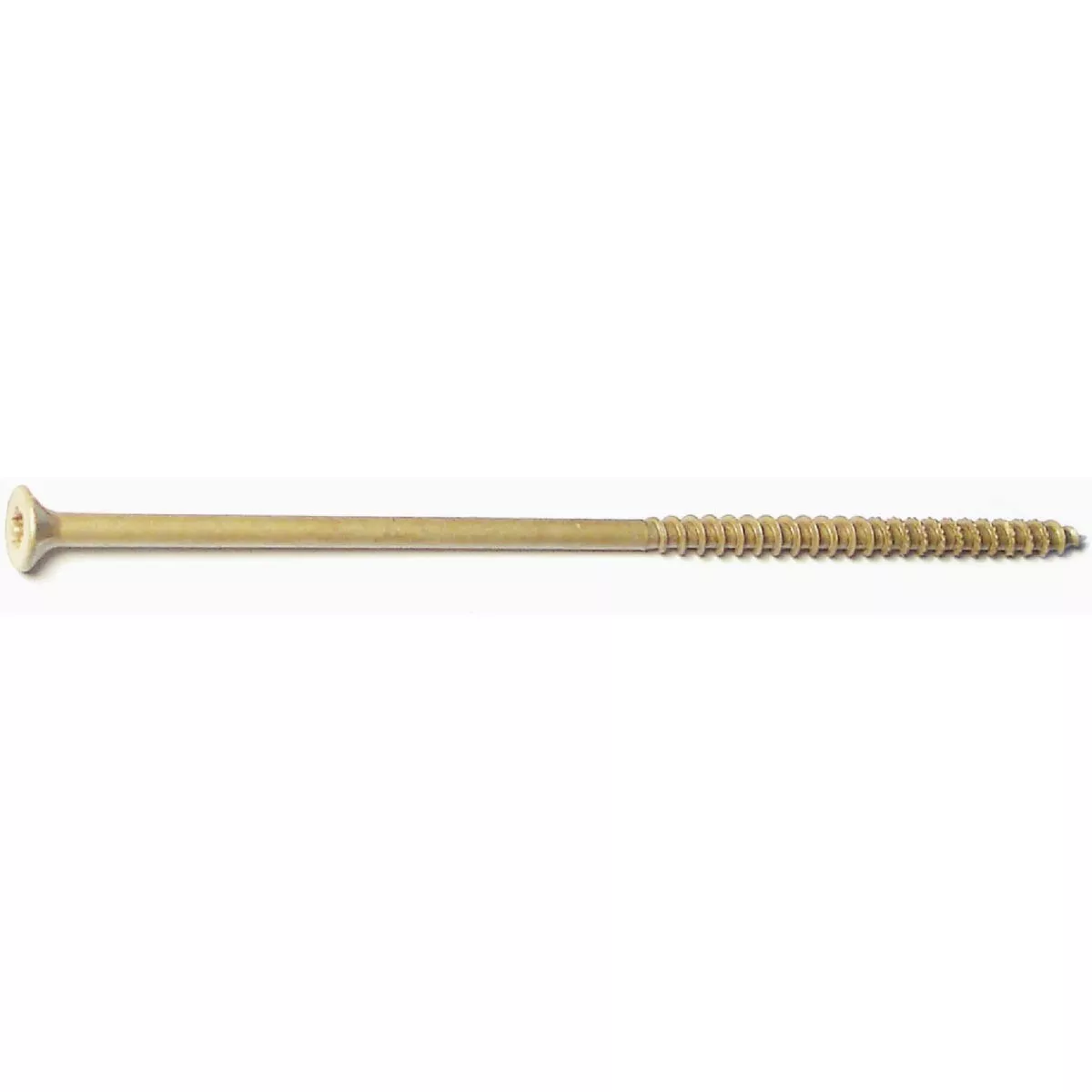Midwest Fastener SaberDrive #12 x 6 In. Tan XL1500 Coated Steel Star Drive Bugle Head Deck Screws (248 Ct.)