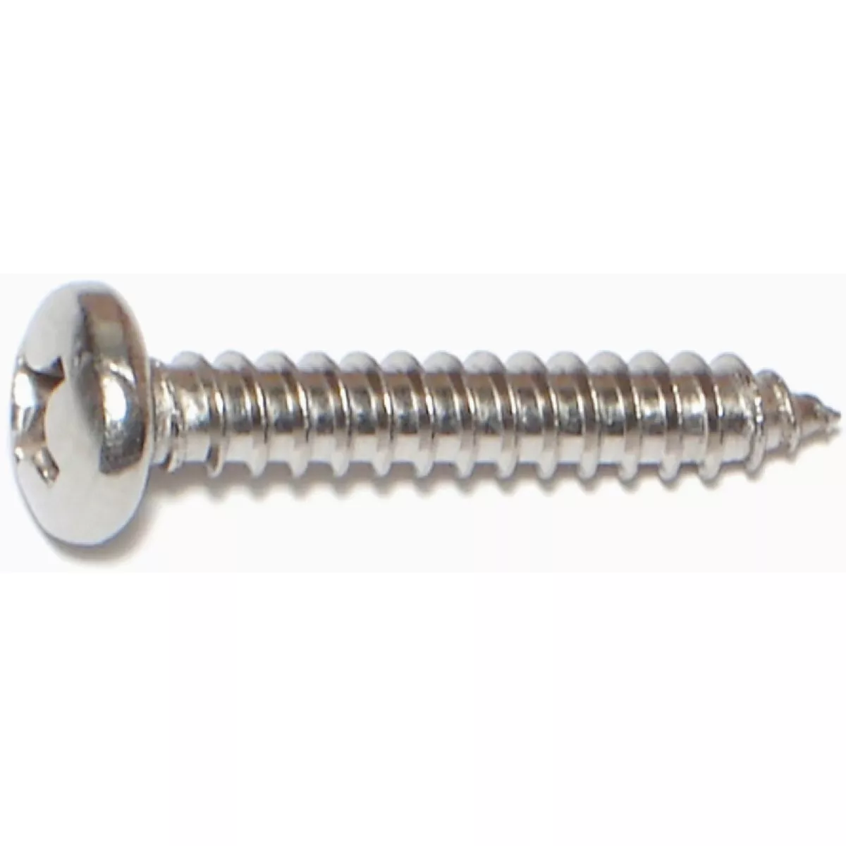 Midwest Fastener #12 x 1-1/4 In. 18-8 Stainless Steel Phillips Pan Head Sheet Metal Screws (50 Ct.)- - photo 2