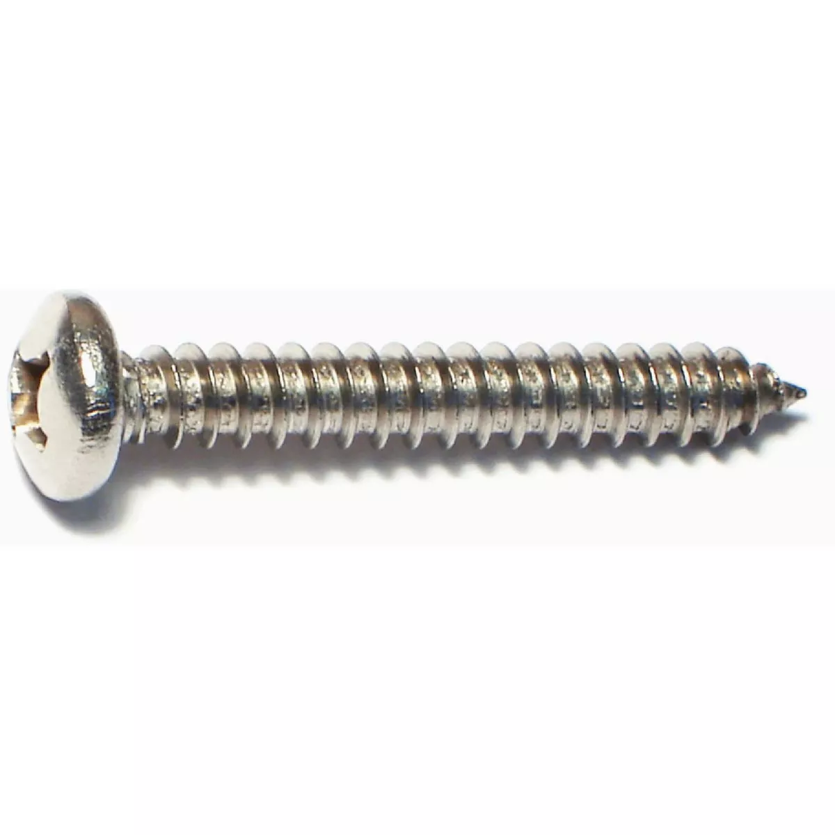 Midwest Fastener #12 x 1-1/2 In. 18-8 Stainless Steel Phillips Pan Head Sheet Metal Screws