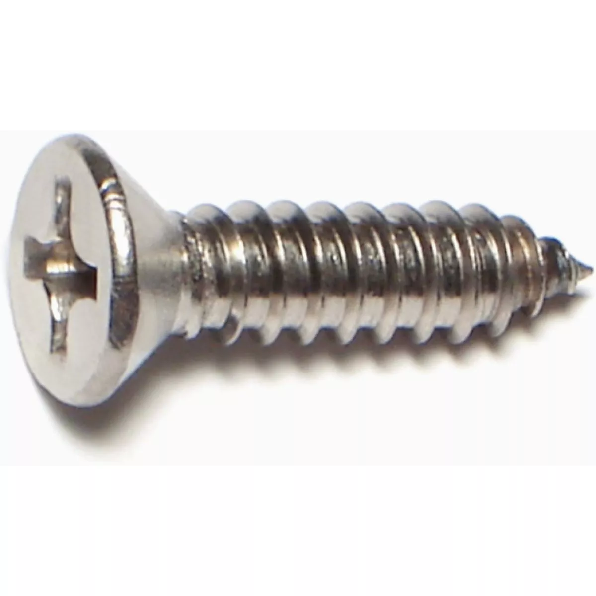 Midwest Fastener #14 x 1 In. 18-8 Stainless Steel Phillips Flat Head Sheet Metal Screws (50 Ct.)