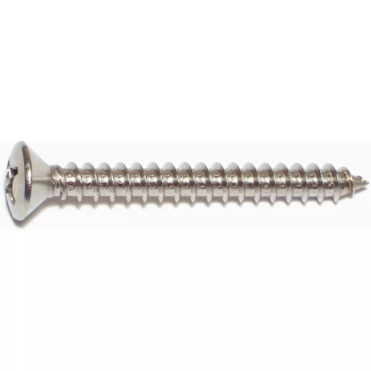Midwest Fastener #12 x 2 In. 18-8 Stainless Steel Phillips Oval Head Sheet Metal Screws (50 Ct.)