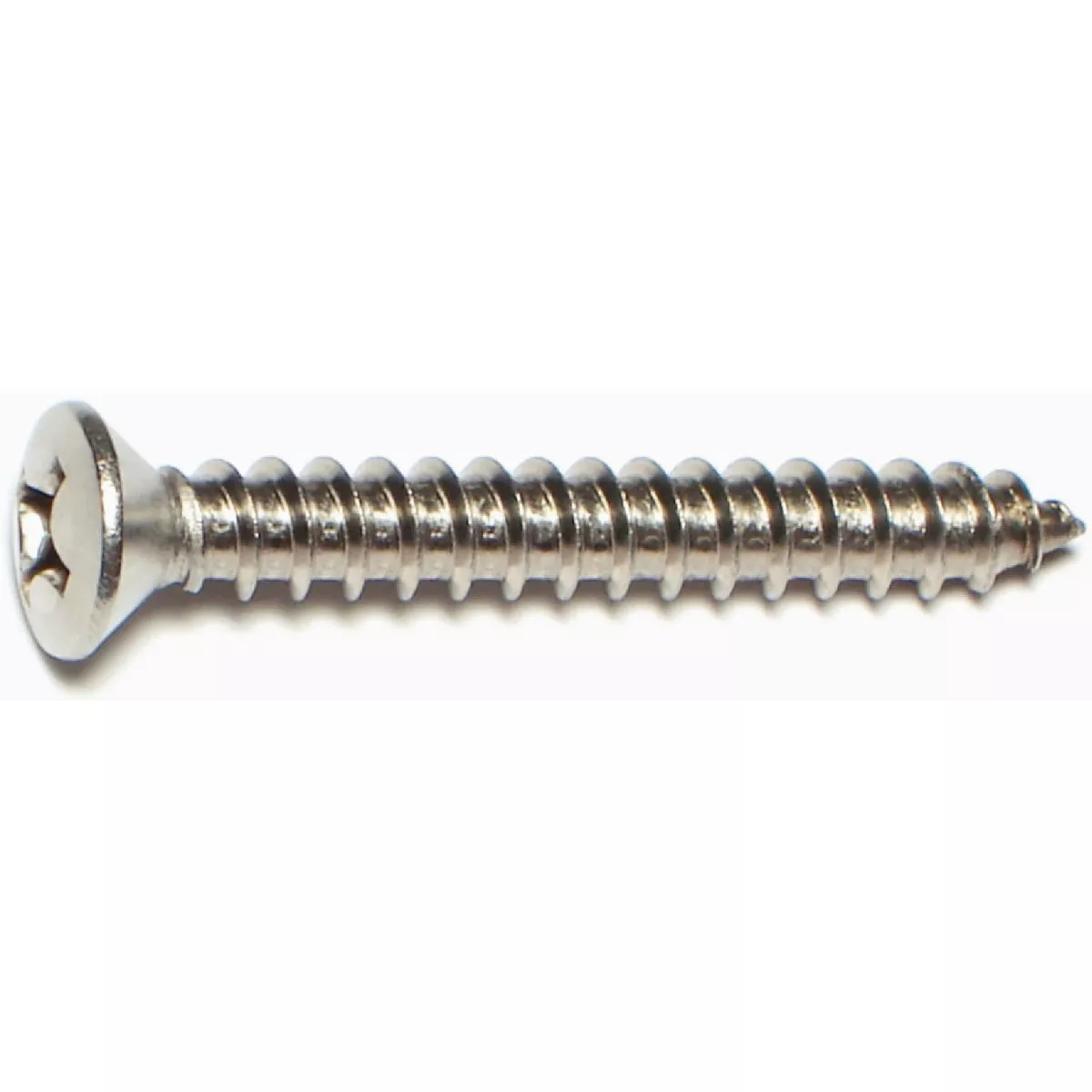 Midwest Fastener #14 x 2 In. 18-8 Stainless Steel Phillips Oval Head Sheet Metal Screws - photo 2