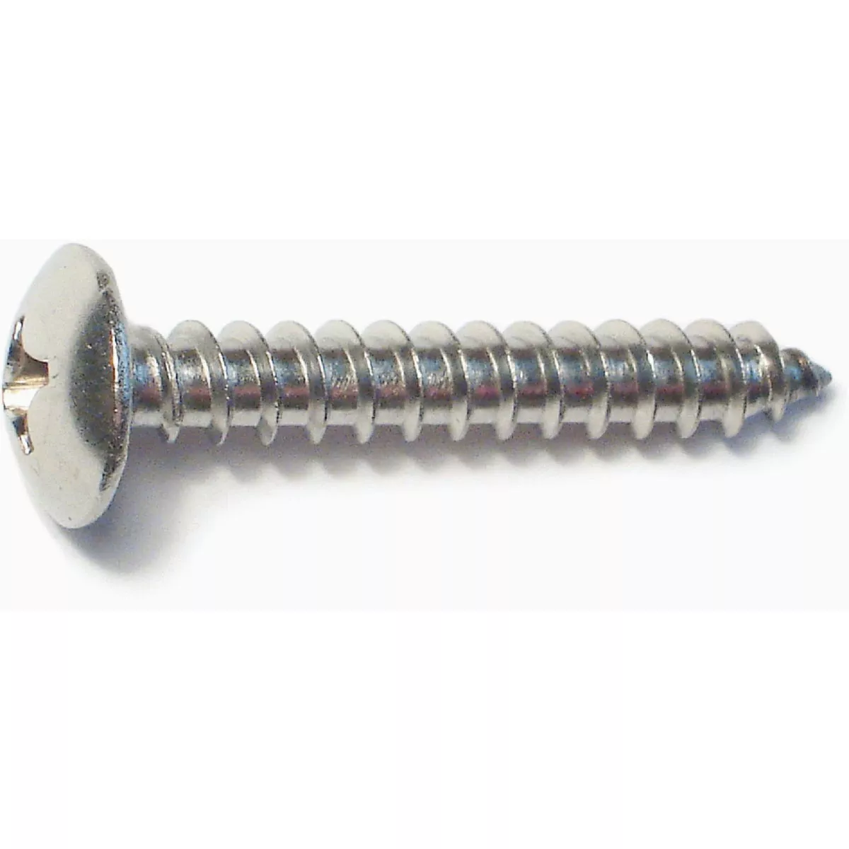 Midwest Fastener #12 x 1-1/2 In. 18-8 Stainless Steel Phillips Truss Head Sheet Metal Screws