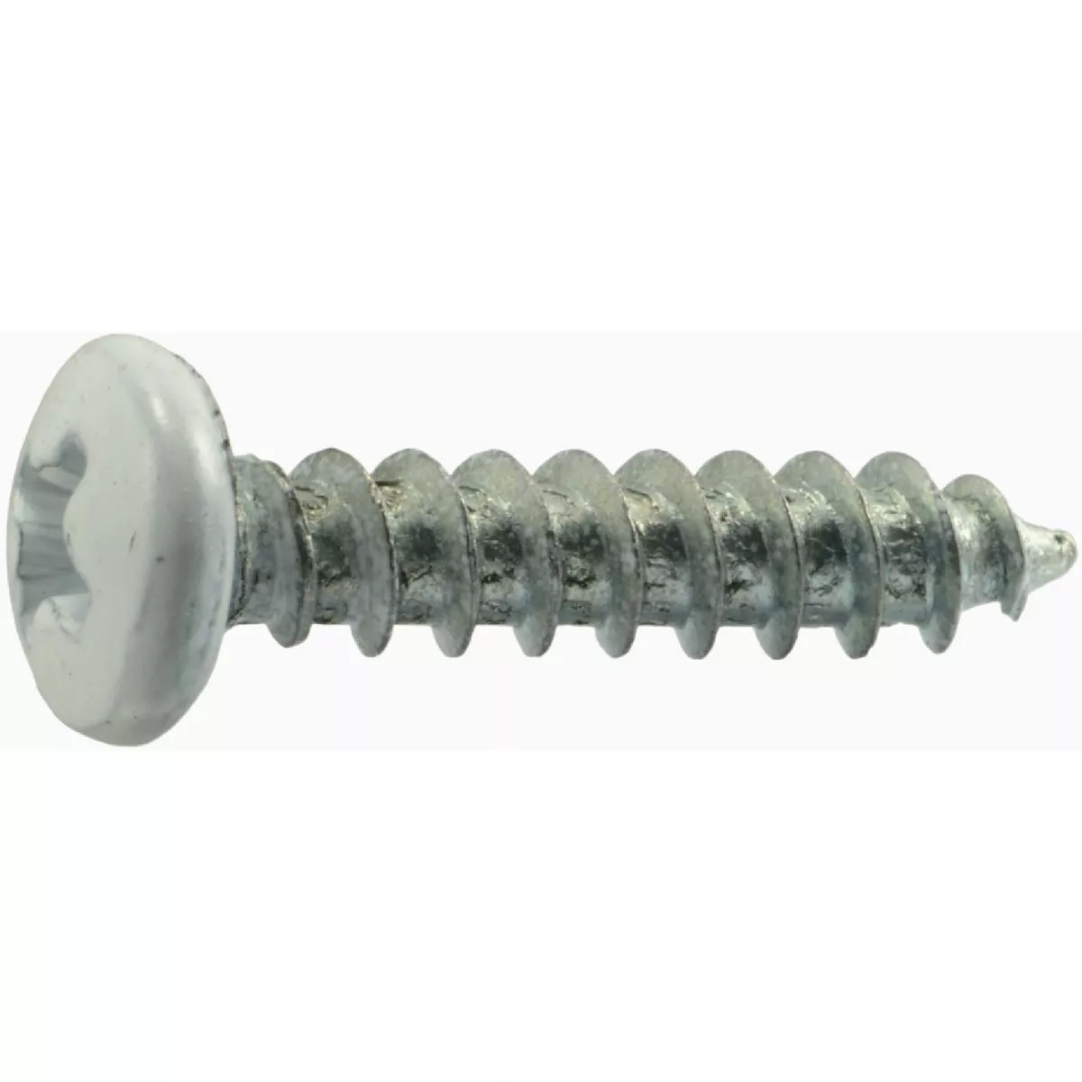 Midwest Fastener #8 x 3/4 In. White Painted Steel Phillips Pan Head Sheet Metal Screws