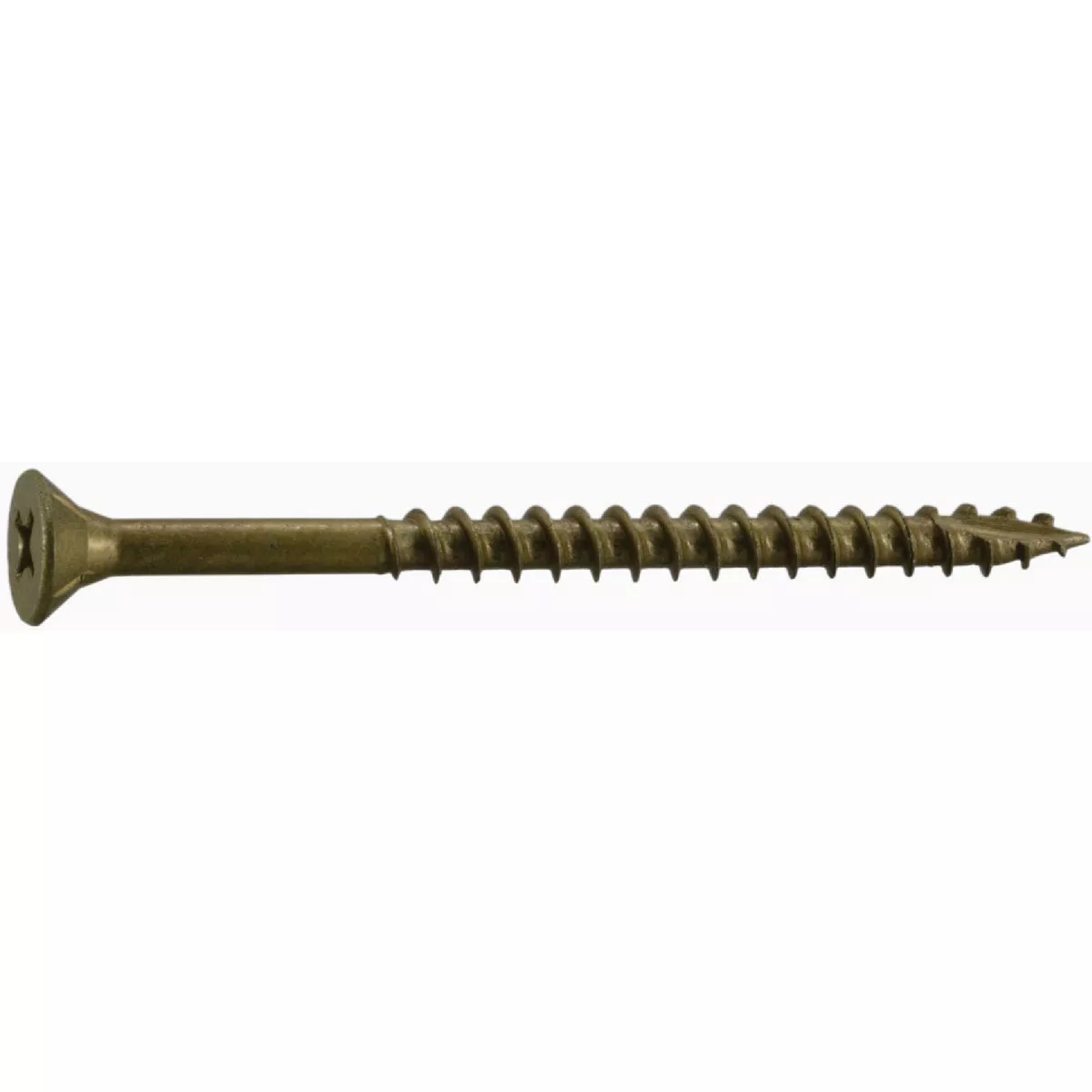 Midwest Fastener #8 x 2-1/2 In. Tan Ruspert Coated Steel Phillips Bugle Head Deck Screws - photo 2