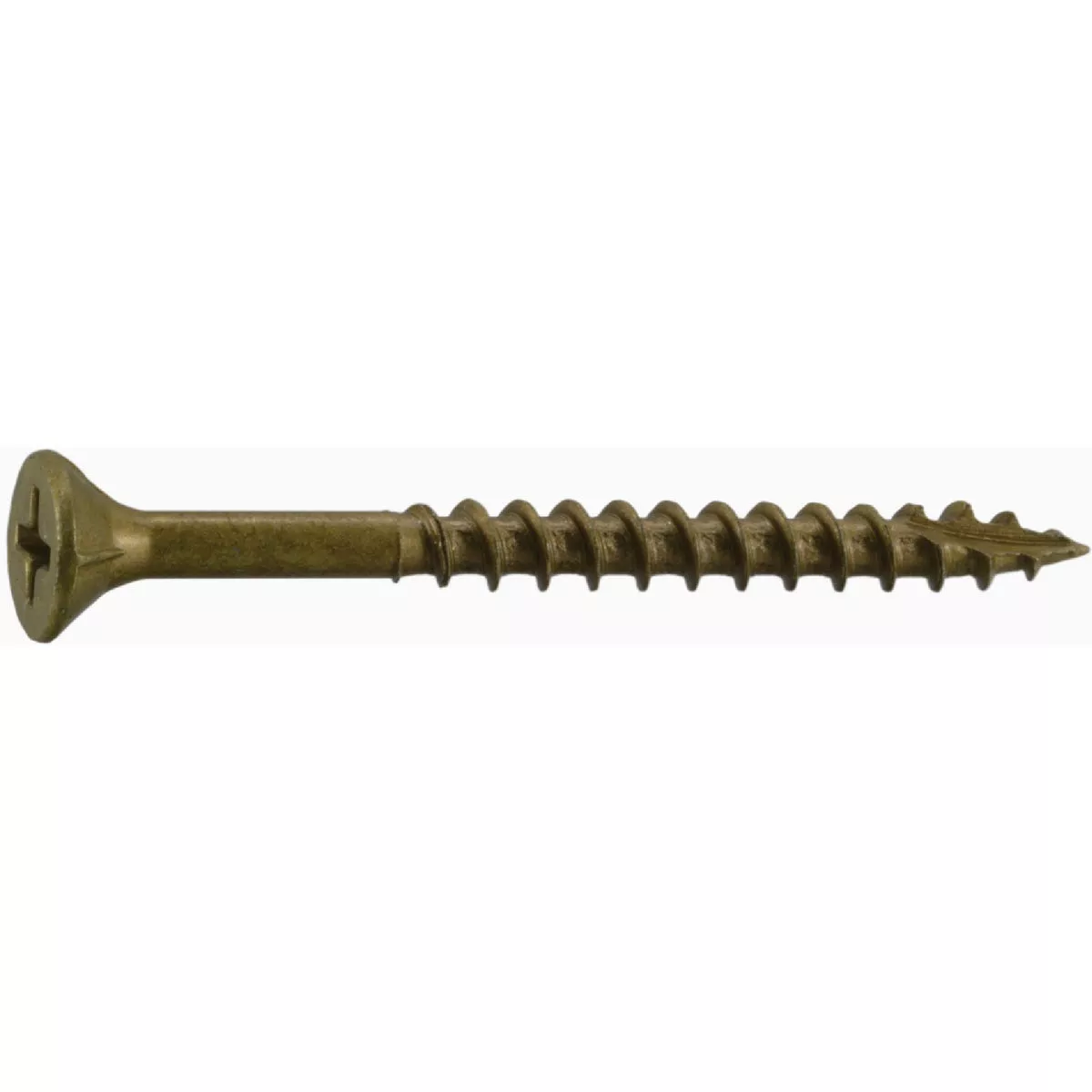 Midwest Fastener #7 x 2 In. Tan Ruspert Coated Steel Phillips Bugle Head Deck Screws (143 Ct.)-