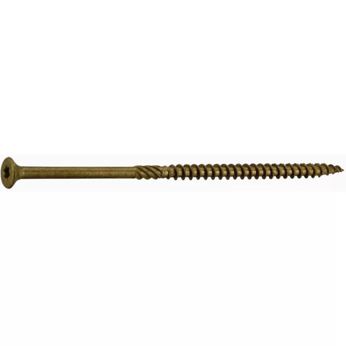Midwest Fastener SaberDrive #12 x 5 In. Tan XL1500 Coated Steel Star Drive Bugle Head Deck Screws (88 Ct.)