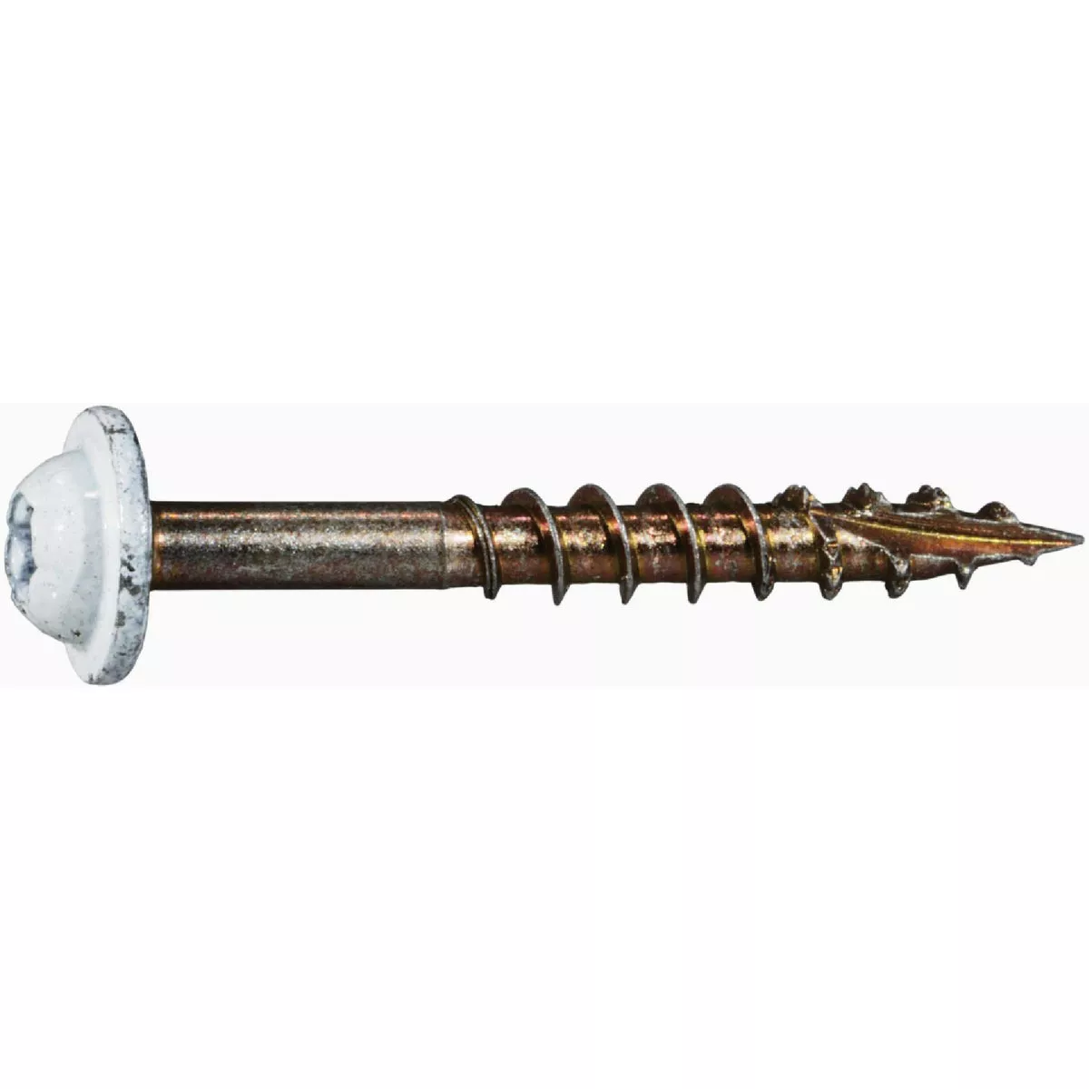 Midwest Fastener SaberDrive #9 x 1-1/2 In. White Painted Steel Star Drive Round Washer Head Cabinet Screws (135 Ct.)