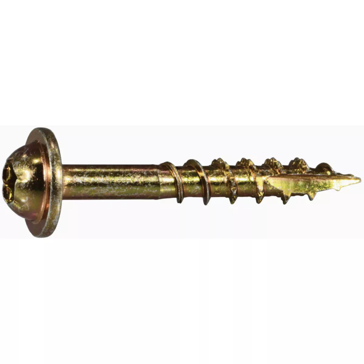 Midwest Fastener #9 x 1-1/4 In. Zinc Plated Steel Star Drive Round Washer Head Cabinet Screws (154 Ct.)-