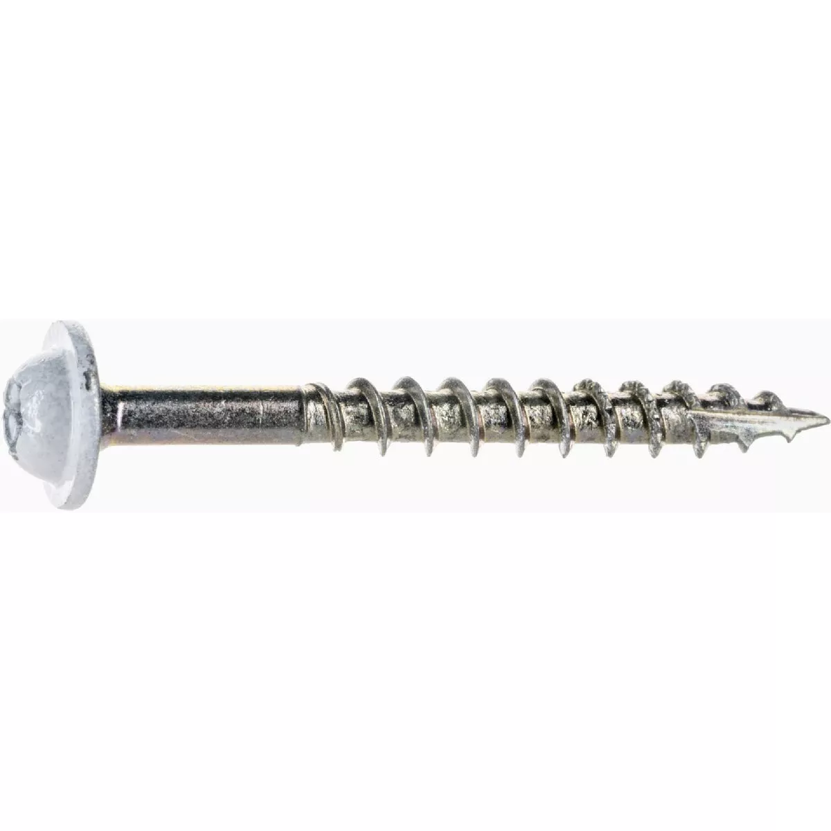 Midwest Fastener #9 x 1-3/4 In. White Painted Steel Star Drive Round Washer Head Saberdrive Cabinet Screws