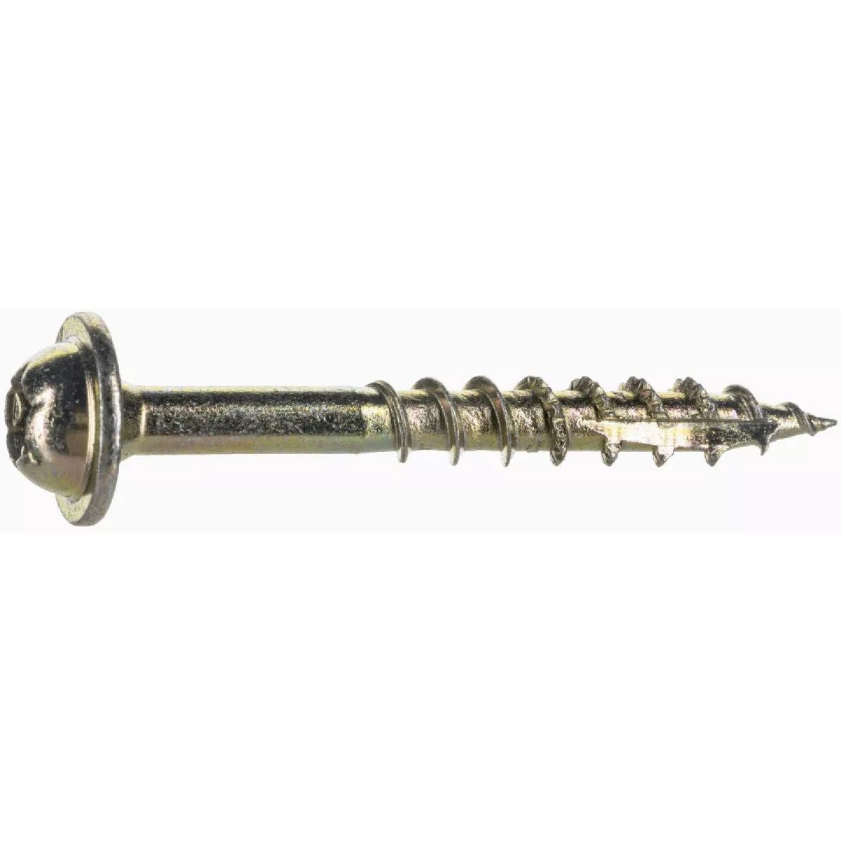 Midwest Fastener SaberDrive #9 x 1-1/2 In. Zinc Plated Steel Star Drive Round Washer Head Cabinet Screws (130 Ct.)