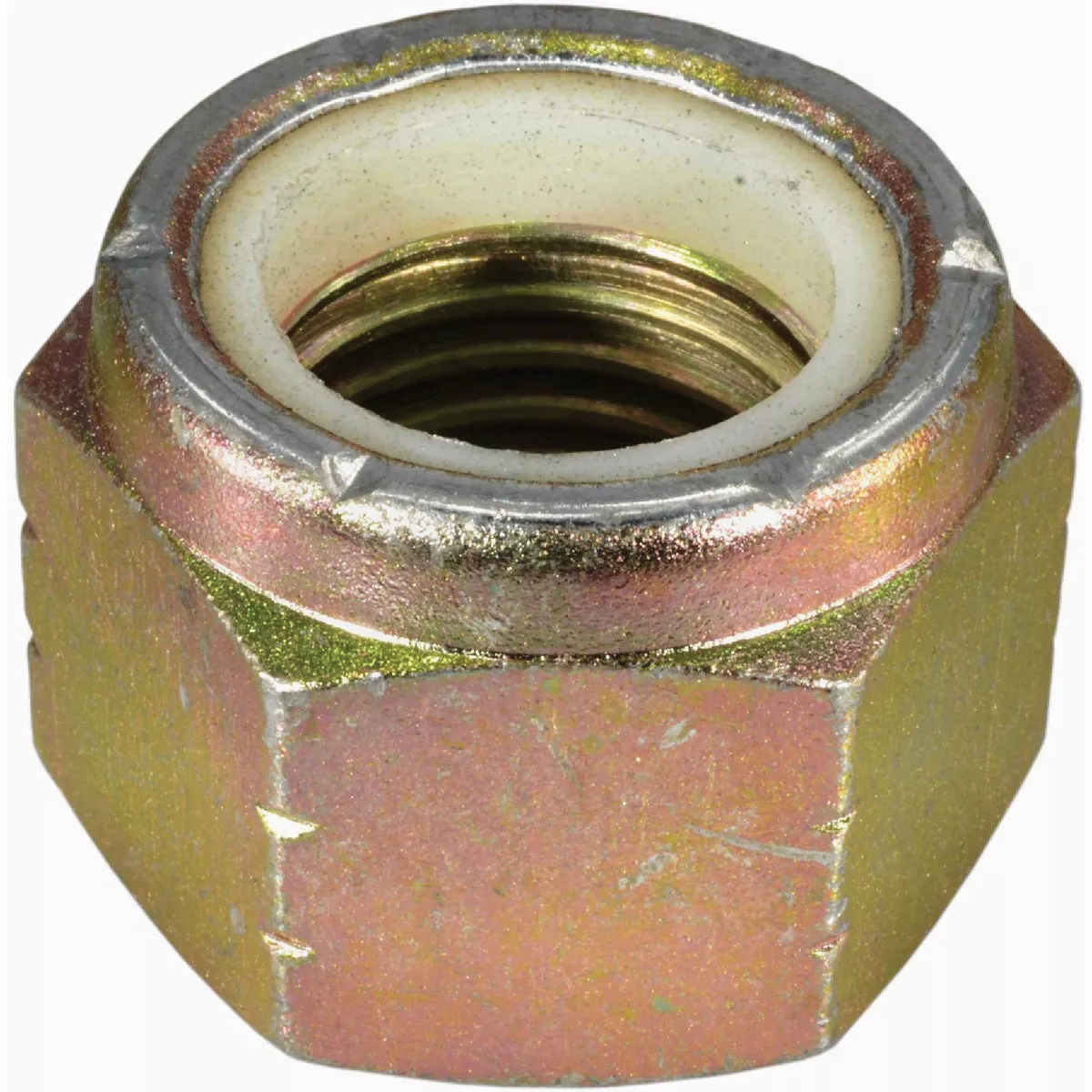 Midwest Fastener 1-1/4 In.-7 Zinc Plated Grade 8 Steel Coarse Thread Lock Nuts