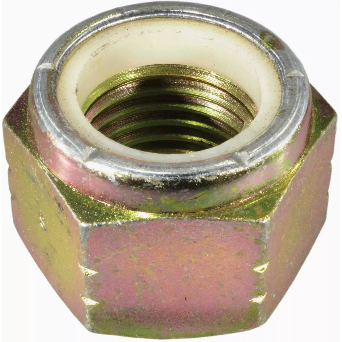 Midwest Fastener 1-1/2 In.-6 Zinc Plated Grade 8 Steel Coarse Thread Lock Nuts (3 Ct.) - photo 2