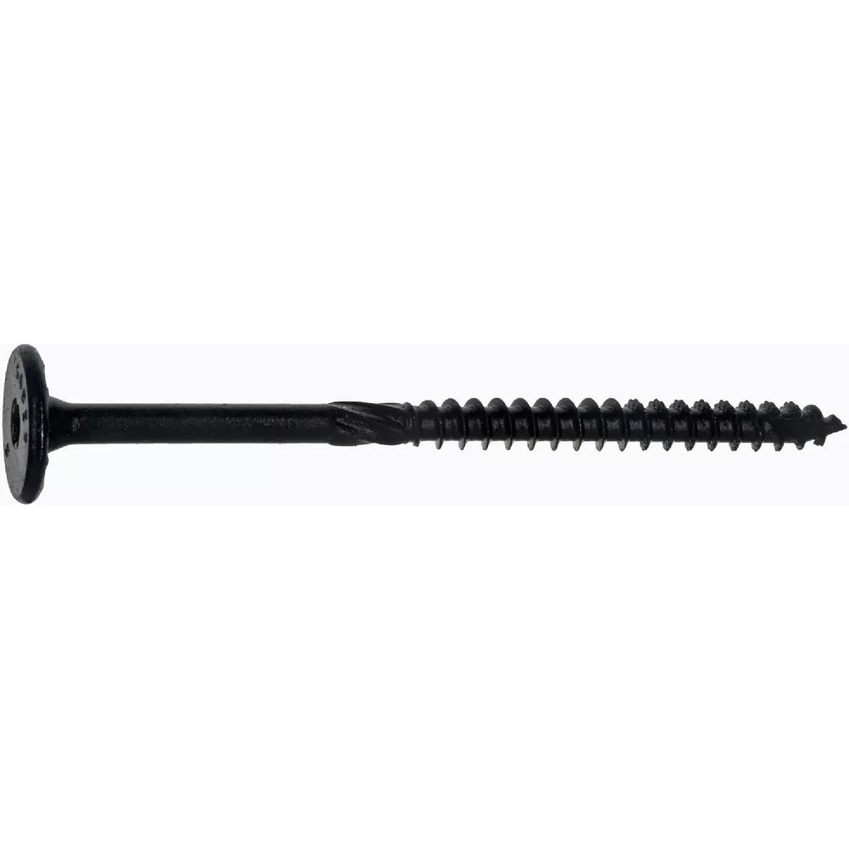 Midwest Fastener SaberDrive 3/8 In. x 5 In. Black XL1500 Coated Steel Star Drive Pan Head Structural Screws (25 Ct.)