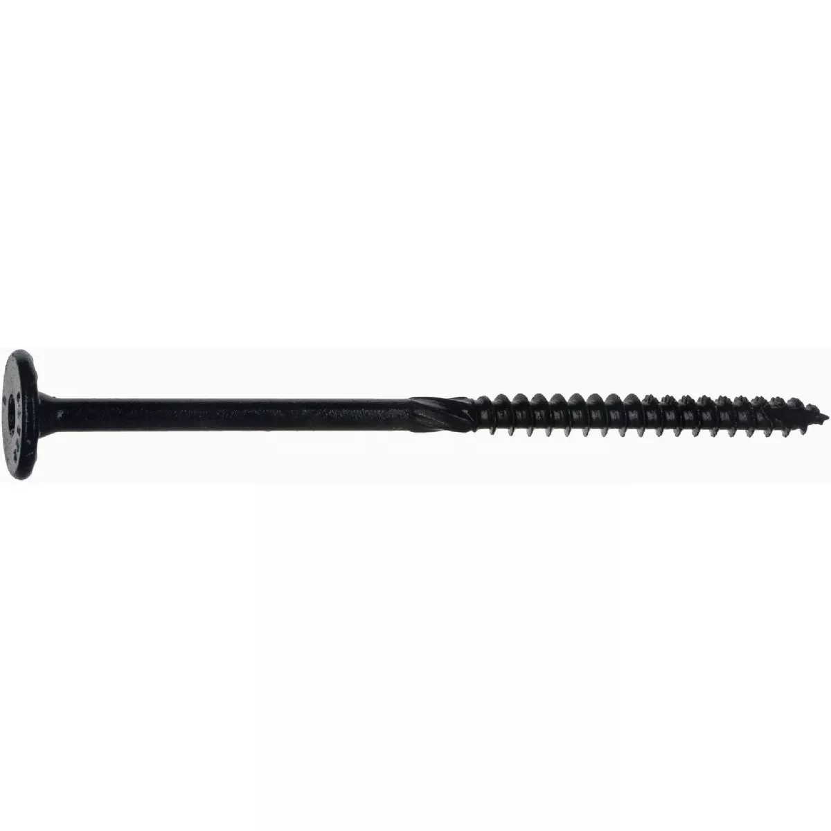 Midwest Fastener 3/8 In. x 6 In. Black XL1500 Coated Steel Star Drive Pan Head Saberdrive Structural Screws