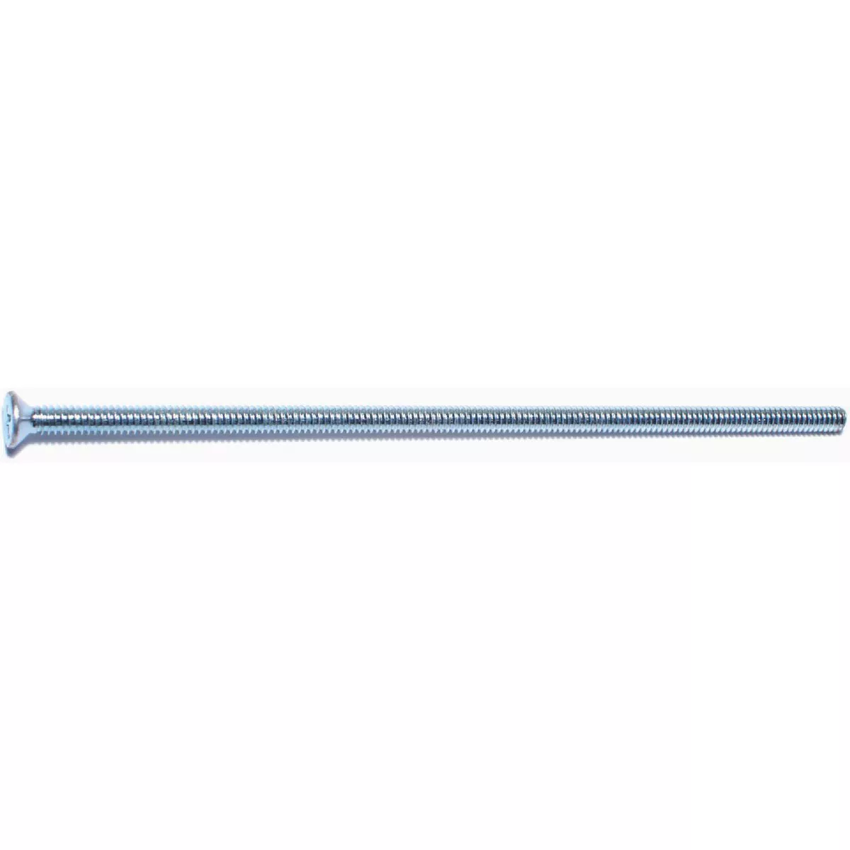 Midwest Fastener #10-24 x 6 In. Zinc Plated Steel Coarse Thread Phillips Flat Head Machine Screws (50 Ct.)