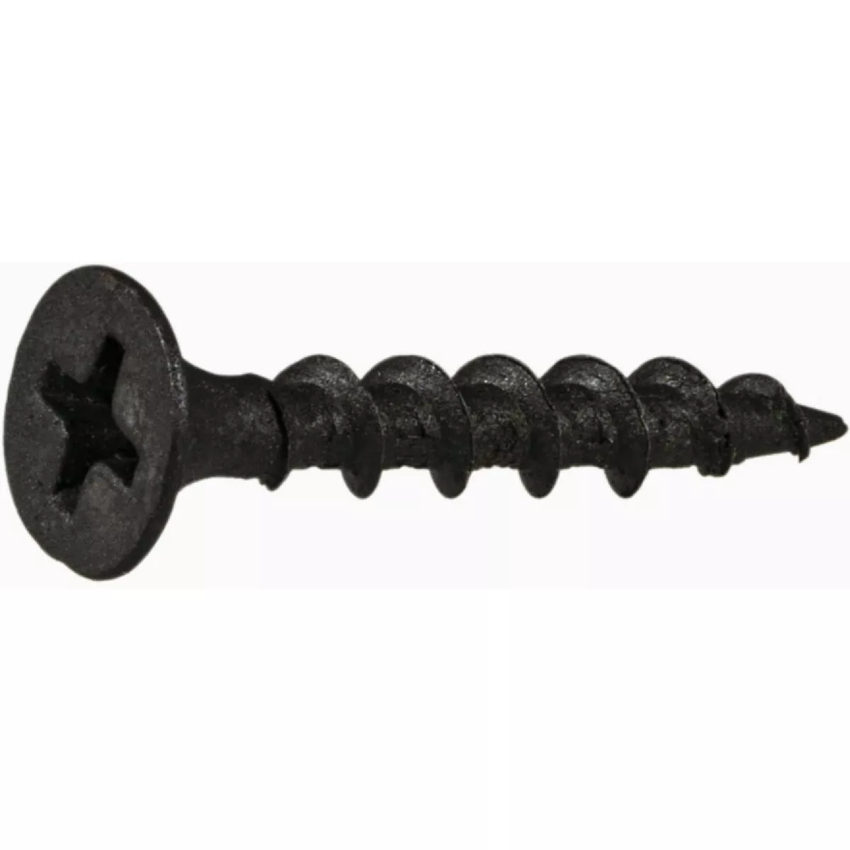 Midwest Fastener #6 x 1 In. Black Phosphate Steel Coarse Thread Phillips Bugle Head Drywall Screws (343 Ct.)