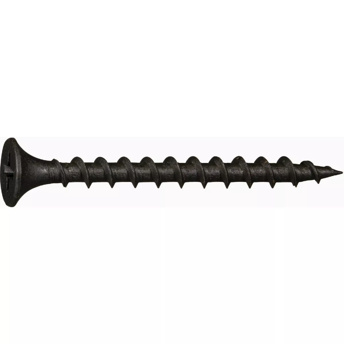 Midwest Fastener #6 x 1-1/8 In. Black Phosphate Steel Coarse Thread Phillips Bugle Head Drywall Screws (1638 Ct.)