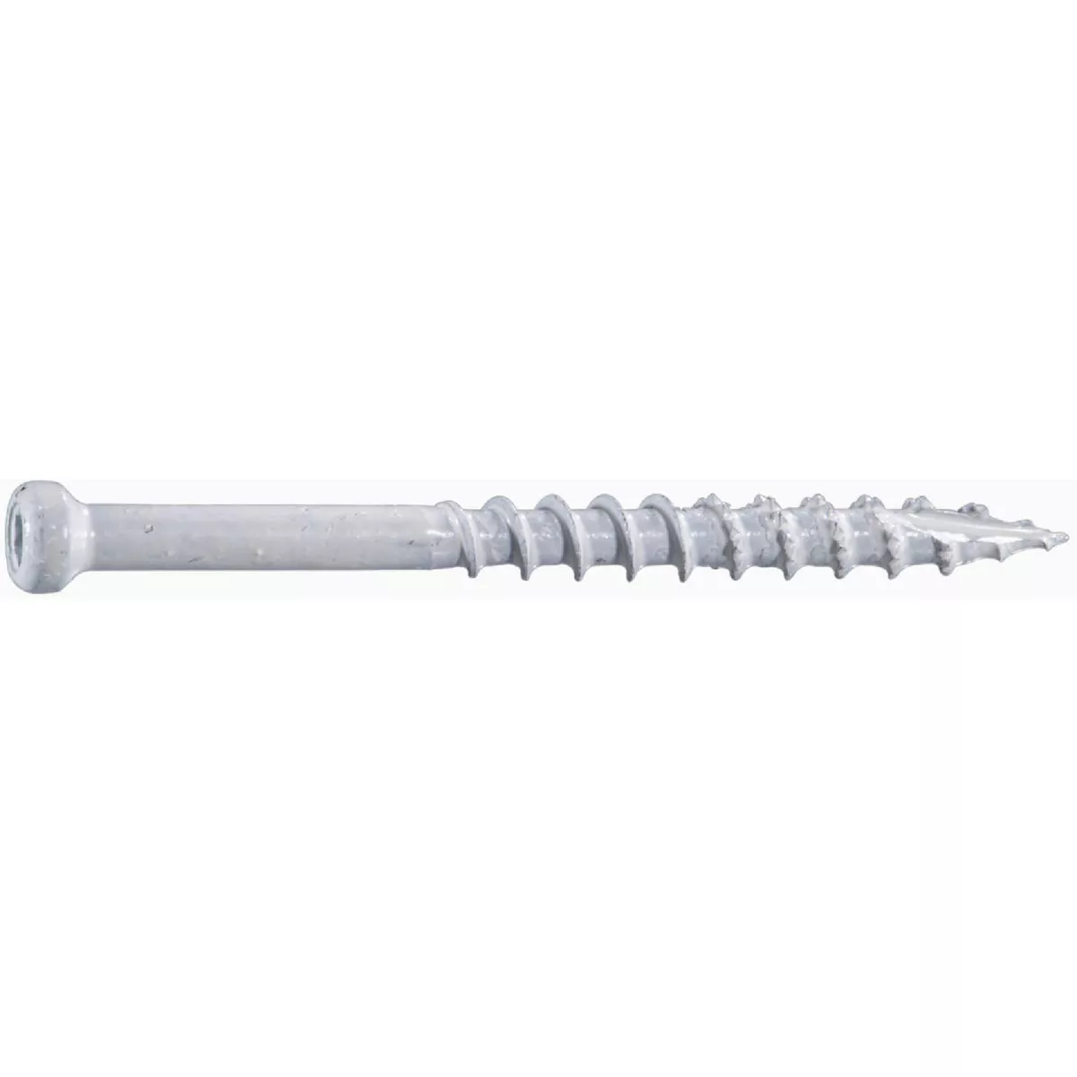 Midwest Fastener #8 x 2 In. White Painted 304 Stainless Steel Star Drive Trim Head Saberdrive Deck Screws