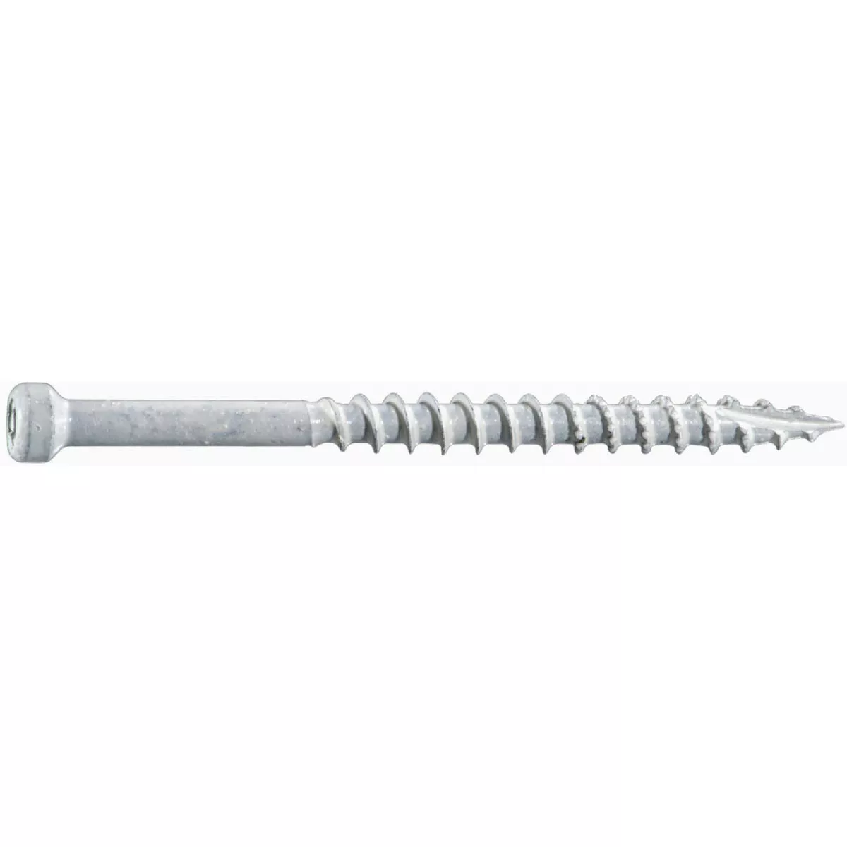 Midwest Fastener #9 x 2-1/2 In. White Painted 304 Stainless Steel Star Drive Trim Head Saberdrive Deck Screws