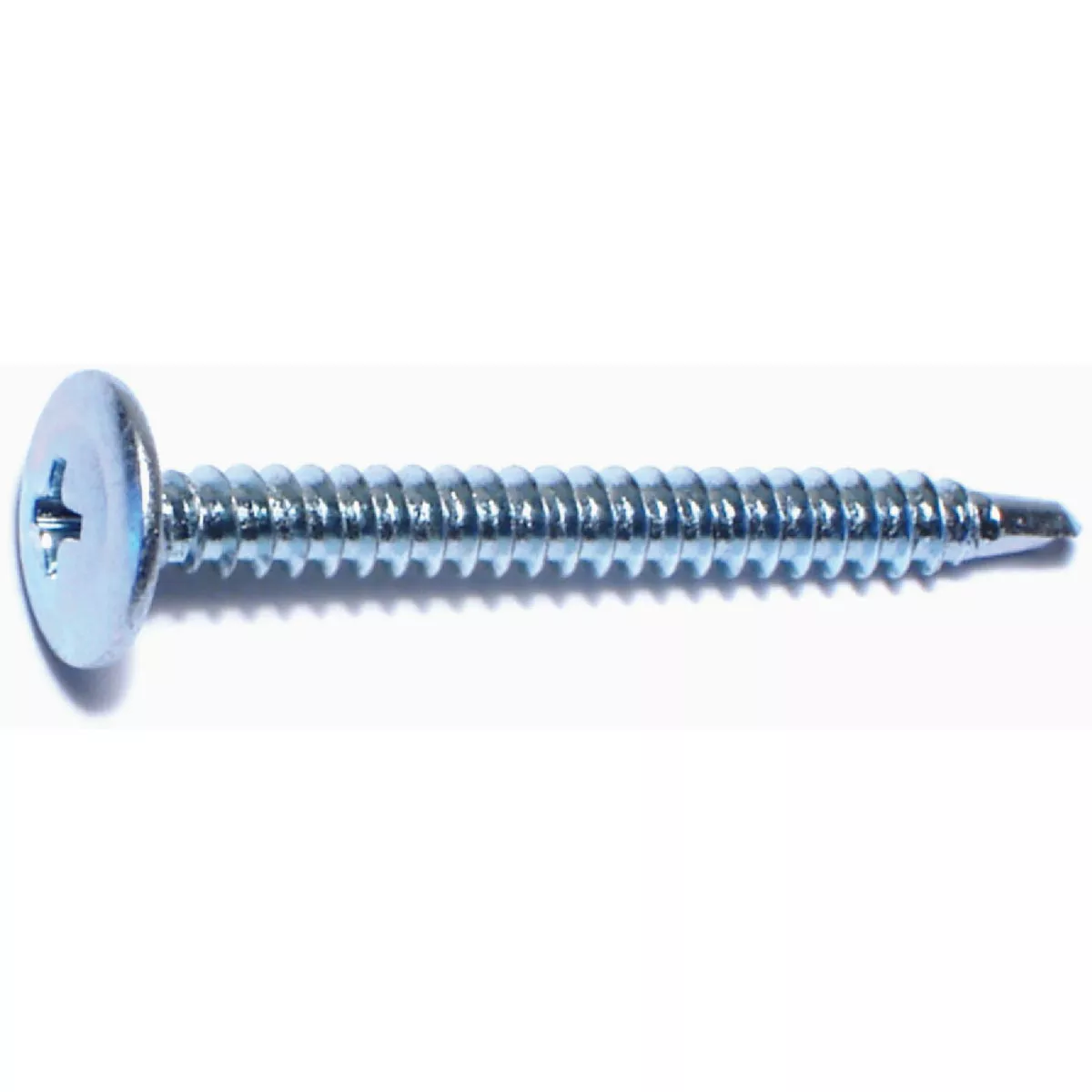 Midwest Fastener #8-18 x 1-5/8 In. Zinc Plated Steel Modified Phillips Truss Head Self-Drilling Screws (125 Ct.)