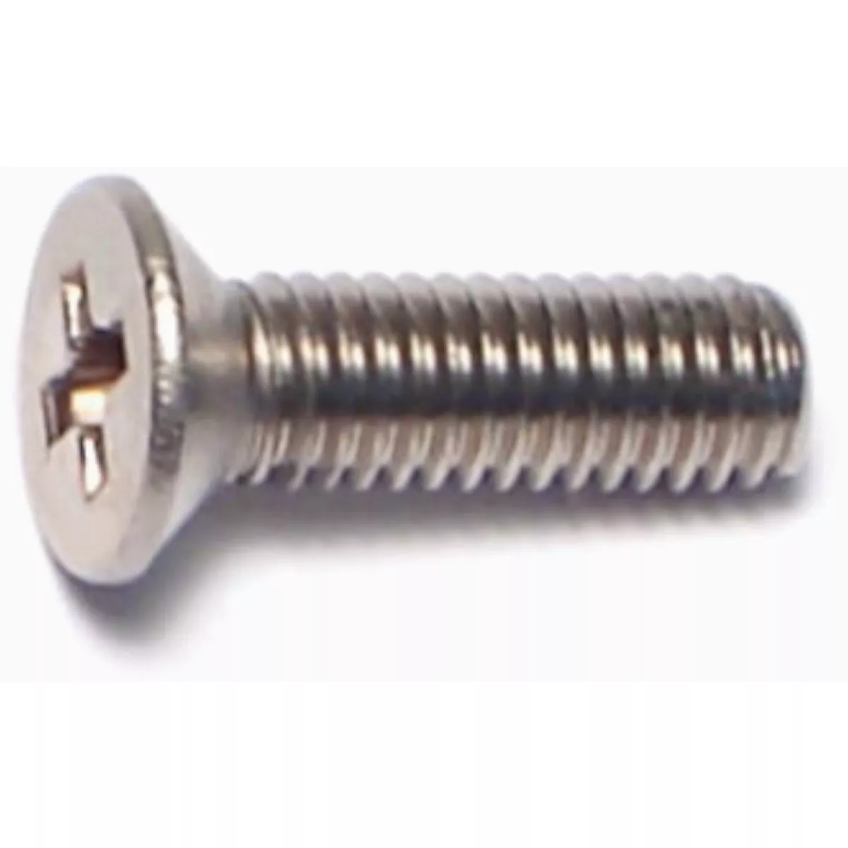 Midwest Fastener 3mm-0.5 x 10mm A2 Stainless Steel Coarse Thread Phillips Flat Head Machine Screws (100 Ct.)