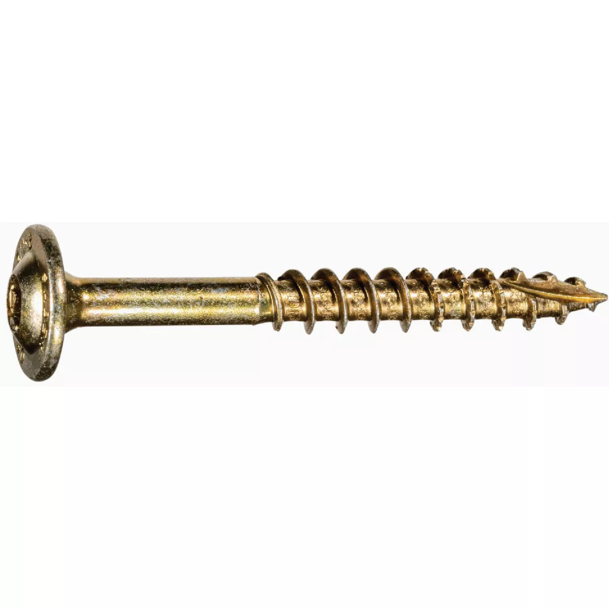 Midwest Fastener 5/16 In. x 2-1/2 In. Yellow Zinc Saberdrive Construction Lag Screws Tub