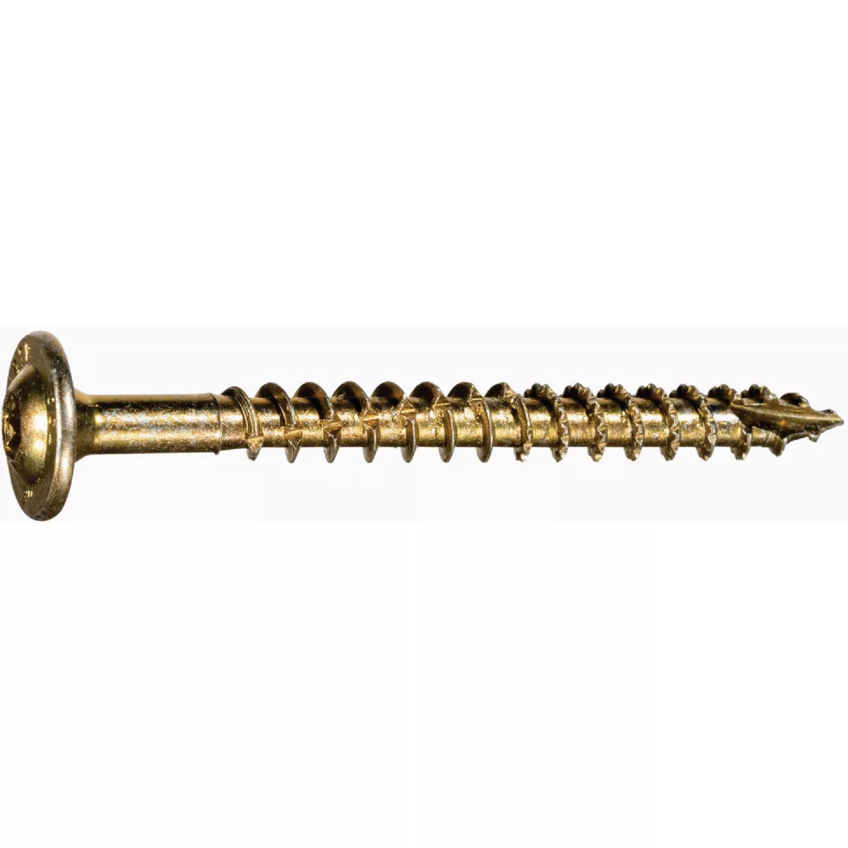 Midwest Fastener SaberDrive 5/16 In. x 3 In. Yellow Zinc Construction Lag Screws Tub (40 Ct.)
