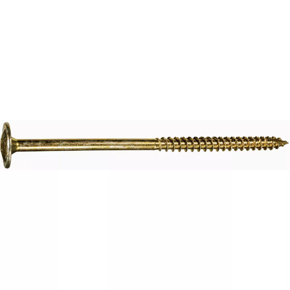Midwest Fastener SaberDrive 3/8 In. x 6 In. Yellow Zinc Construction Lag Screws Box (30 Ct.)