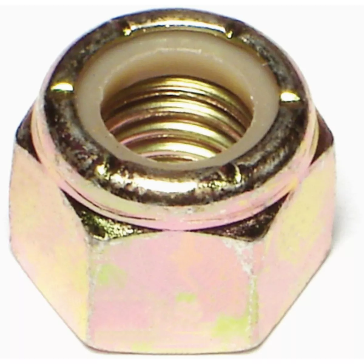 Midwest Fastener 1/2 In.-13 Zinc Plated Grade 8 Steel Coarse Thread Nylon Insert Lock Nuts