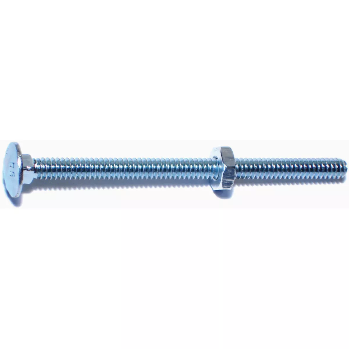 Midwest Fastener 3/16-24 x 3 In. Zinc Plated Grade 2 / A307 Steel Coarse Thread Carriage Bolt (25 Ct.)-