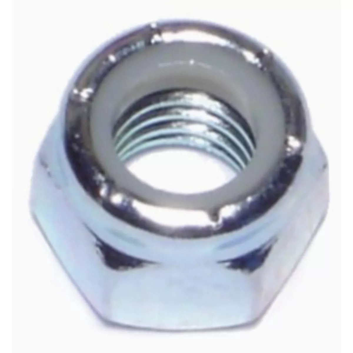 Midwest Fastener 3/8 In.-16 Zinc Plated Grade 2 Steel Coarse Thread Nylon Insert Lock Nuts
