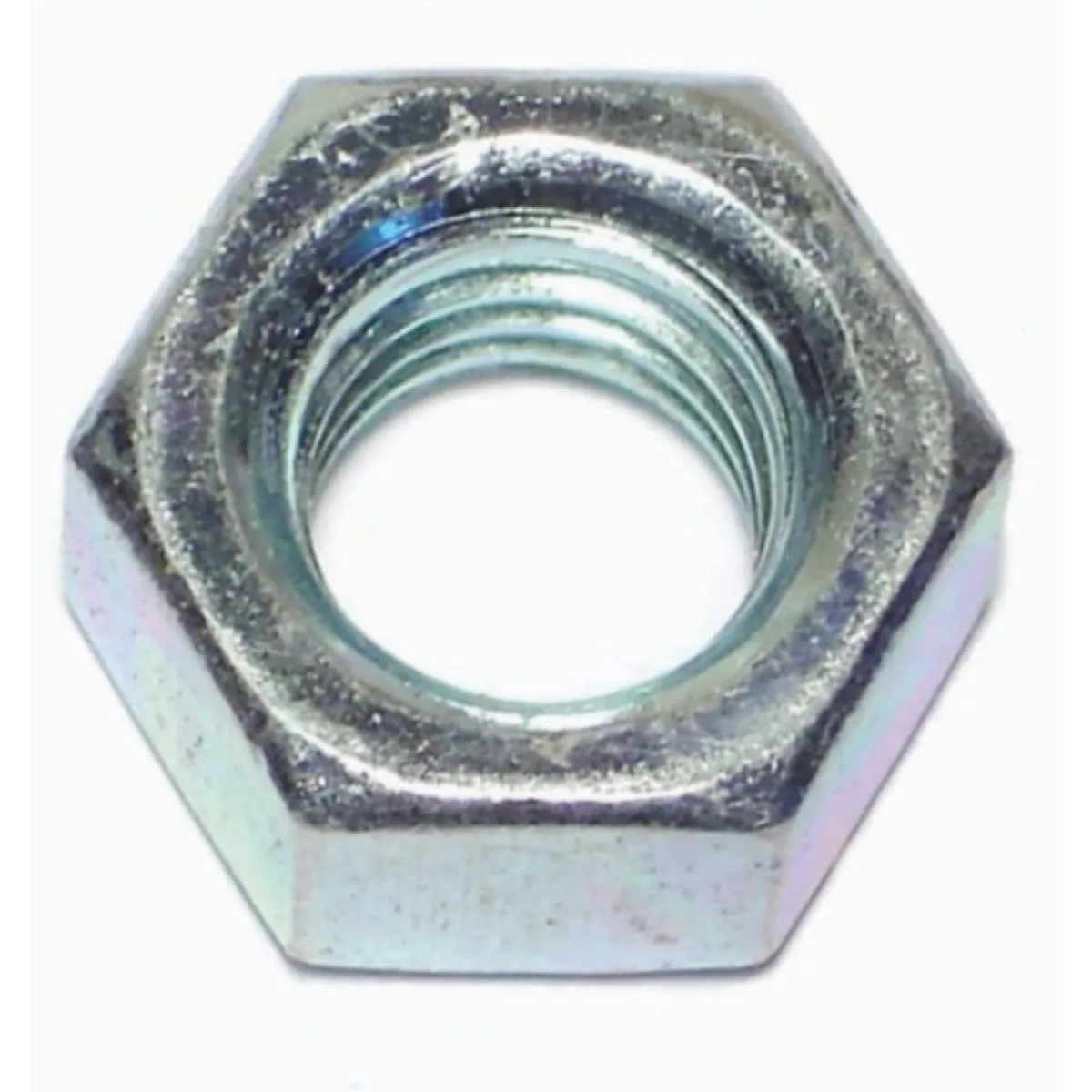 Midwest Fastener 7/16 In.-14 Zinc Plated Grade 2 Steel Coarse Thread Finished Hex Nuts