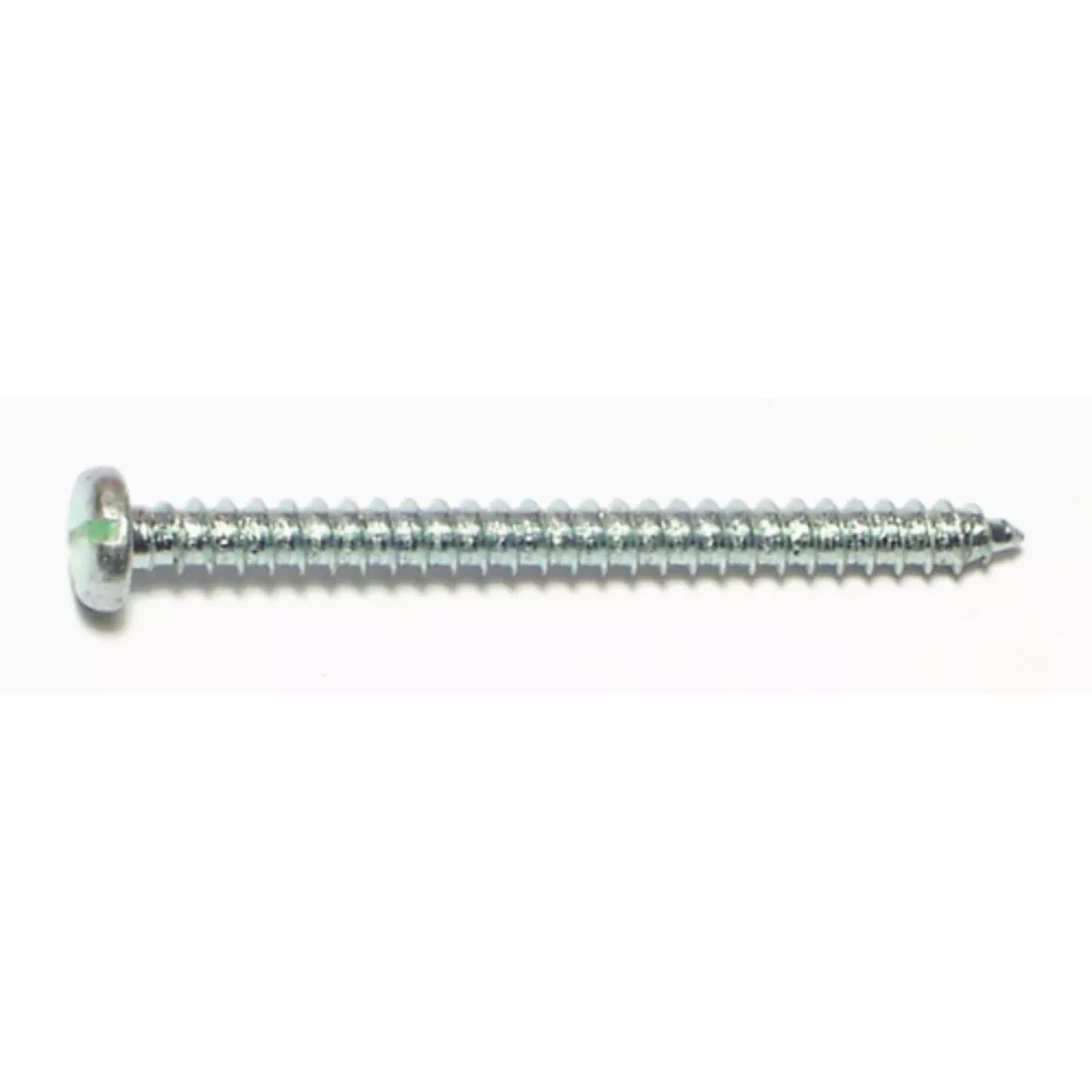 Midwest Fastener #8 x 2 In. Zinc Plated Steel Slotted Pan Head Sheet Metal Screws