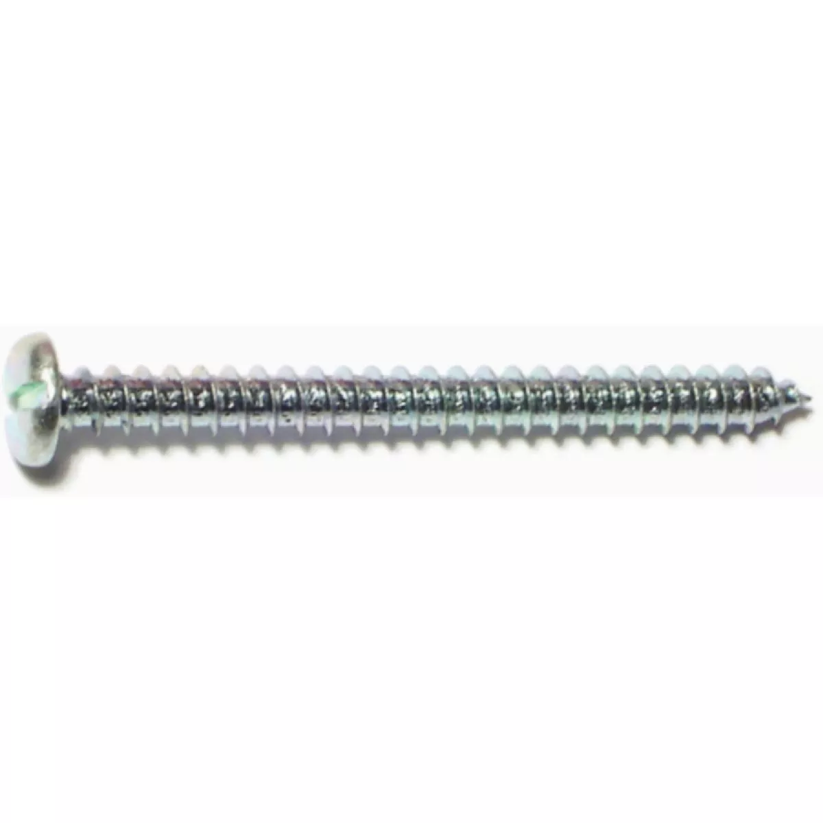 Midwest Fastener #12 x 2-1/2 In. Zinc Plated Steel Slotted Pan Head Sheet Metal Screws