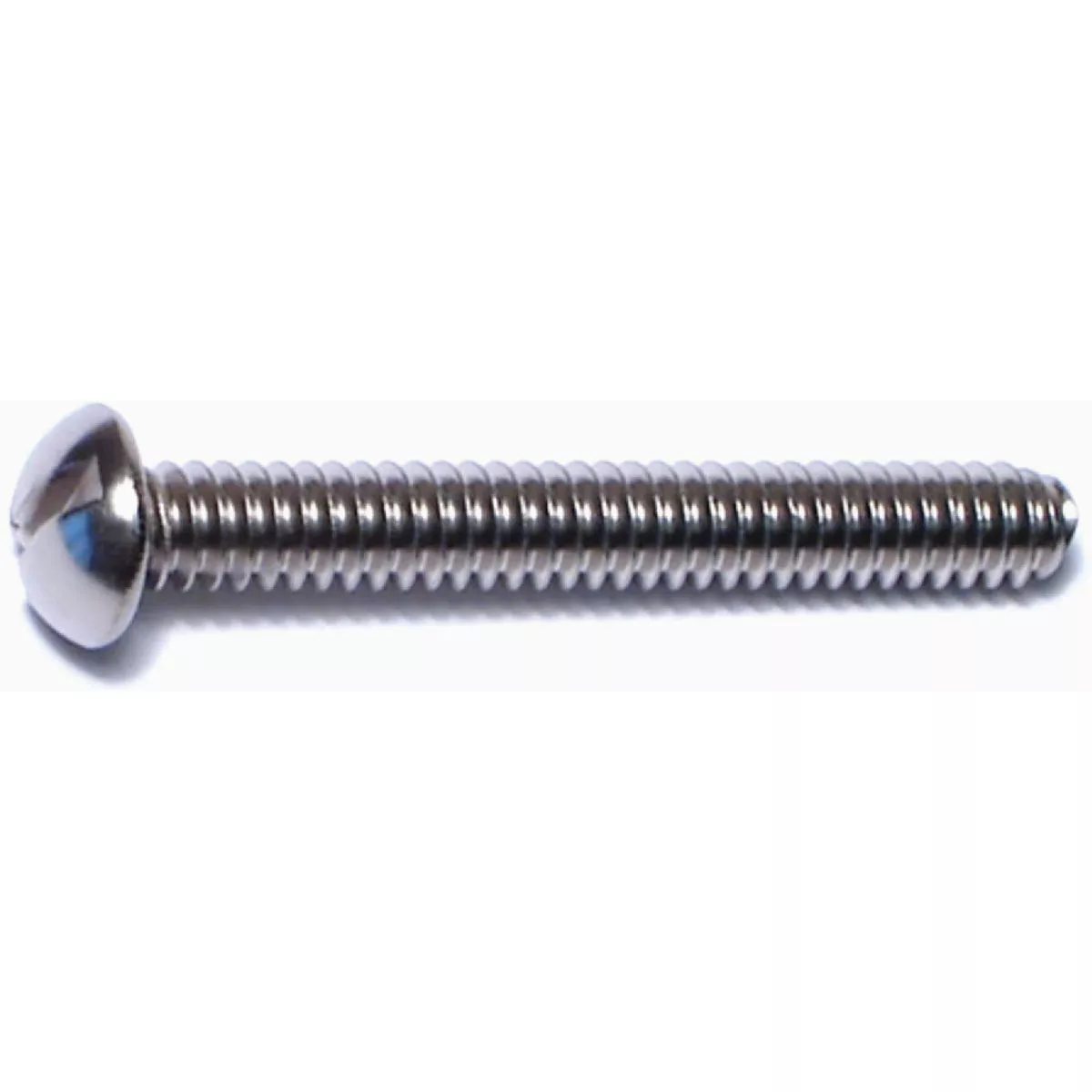 Midwest Fastener #10-24 x 1-1/2 In. 18-8 Stainless Steel Coarse Thread Slotted Round Head Machine Screws (15 Ct.)