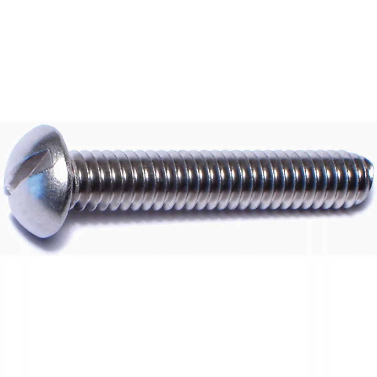 Midwest Fastener 1/4 In.-20 x 1-1/2 In. 18-8 Stainless Steel Coarse Thread Slotted Round Head Machine Screws