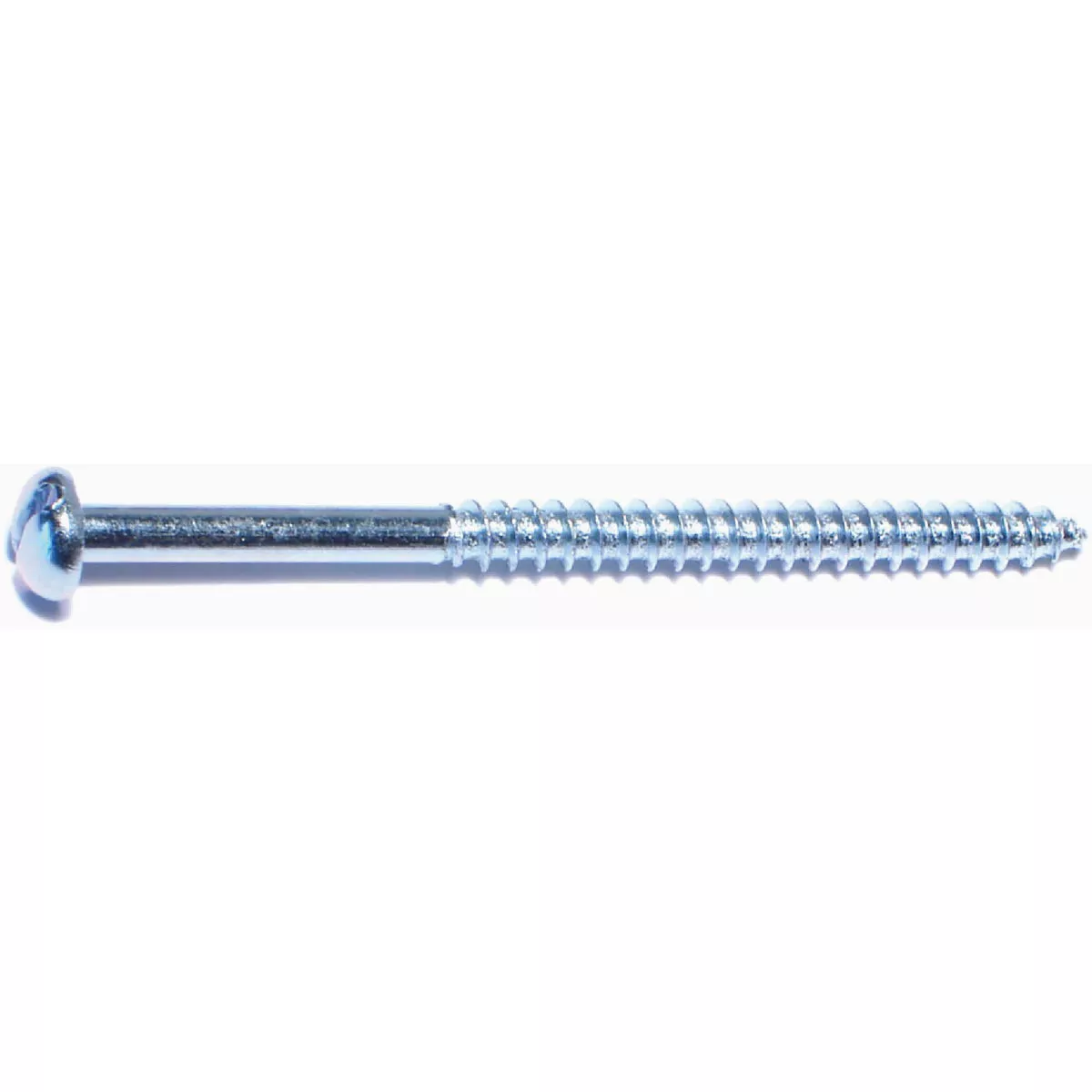 Midwest Fastener #10 x 3 In. Zinc Plated Steel Slotted Round Head Wood Screws (28 Ct.) - photo 2