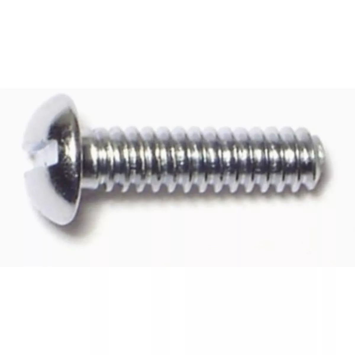 Midwest Fastener #6-32 x 1/2 In. Steel Coarse Thread Slotted Round Head Machine Screws (60 Ct.)