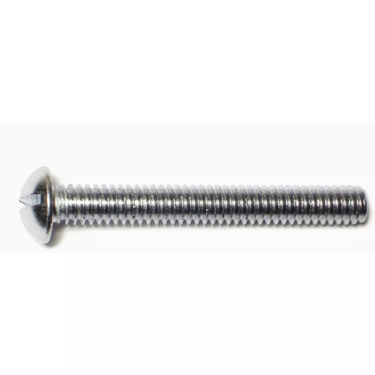 Midwest Fastener 1/4 In.-20 x 2 In. Steel Coarse Thread Slotted Round Head Machine Screws (10 Ct.)-