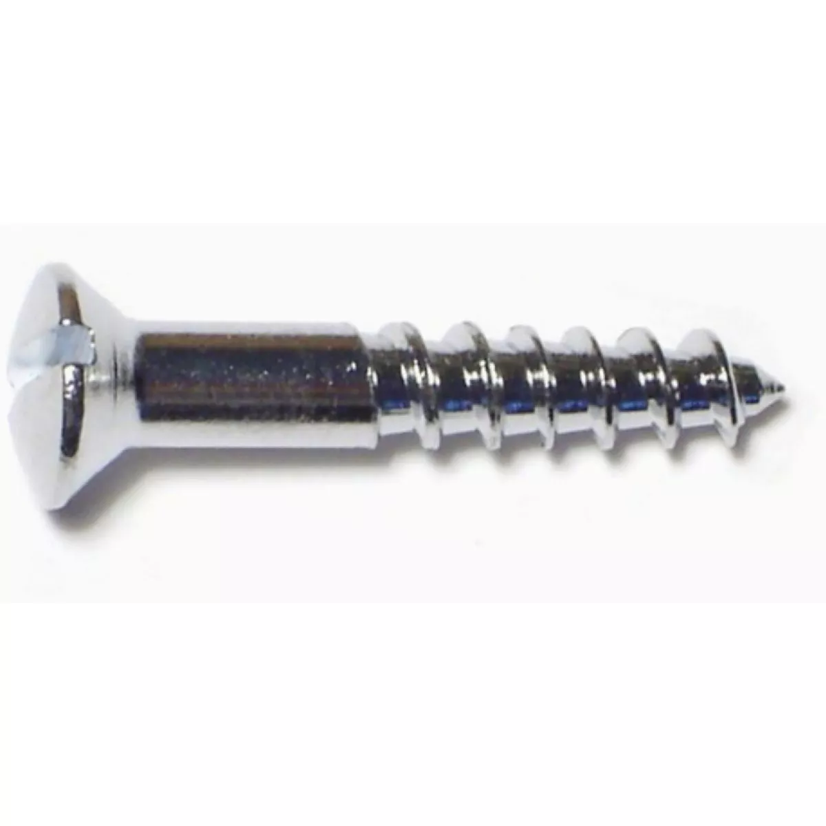 Midwest Fastener #8 x 3/4 In. Brass Slotted Oval Head Wood Screws (45 Ct.)