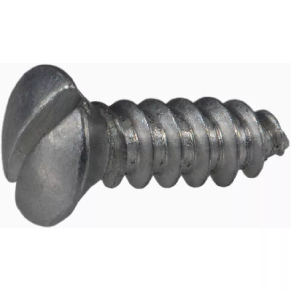 Midwest Fastener #4 x 3/8 In. Aluminum Slotted Oval Head Sheet Metal Screws (48 Ct.)-