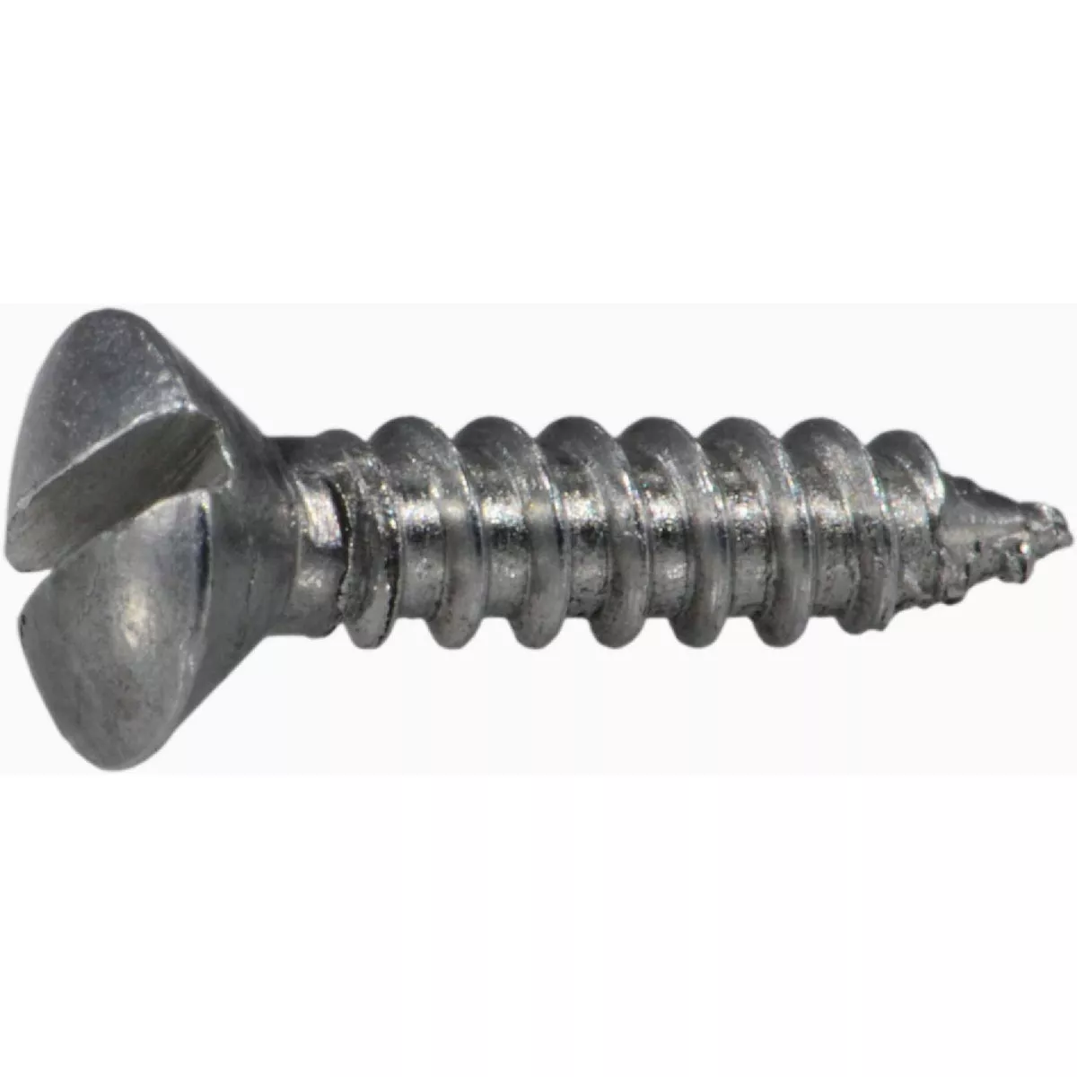 Midwest Fastener #4 x 1/2 In. Aluminum Slotted Oval Head Sheet Metal Screws