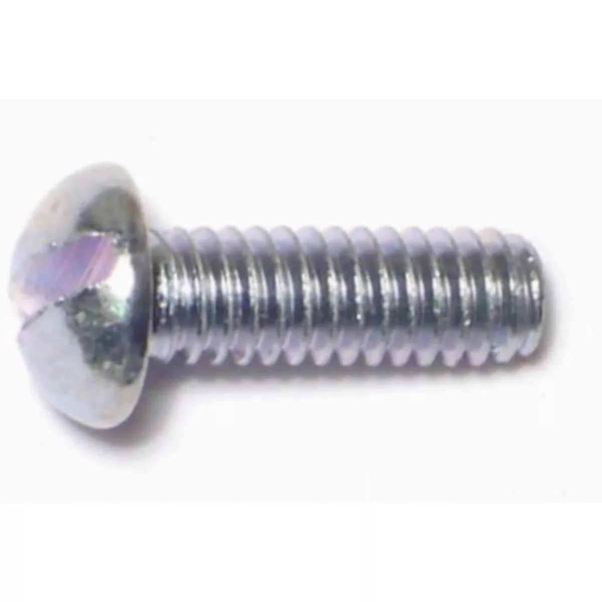Midwest Fastener #8-32 x 1/2 In. Zinc Plated Steel Coarse Thread Slotted Round Head Machine Screws (60 Ct.)