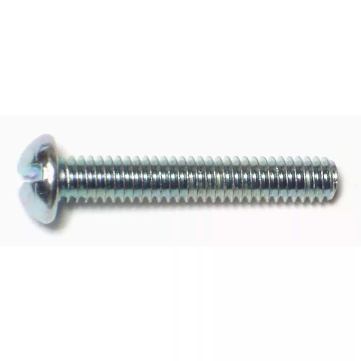 Midwest Fastener #8-32 x 1 In. Zinc Plated Steel Coarse Thread Slotted Round Head Machine Screws