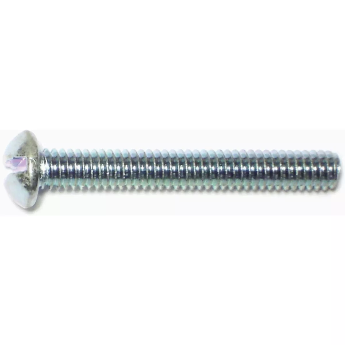 Midwest Fastener #8-32 x 1-1/4 In. Zinc Plated Steel Coarse Thread Slotted Round Head Machine Screws