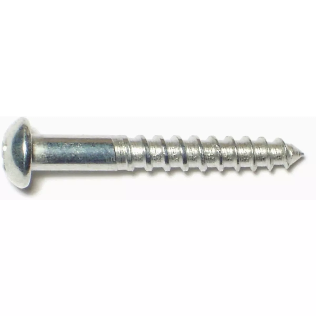 Midwest Fastener #8 x 1-1/4 In. Zinc Plated Steel Phillips Round Head Wood Screws (30 Ct.) - photo 2