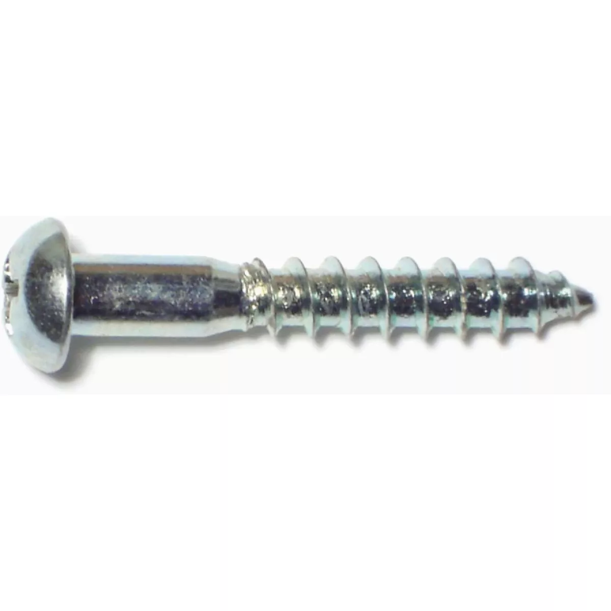 Midwest Fastener #10 x 1-1/4 In. Zinc Plated Steel Phillips Round Head Wood Screws (30 Ct.) - photo 2