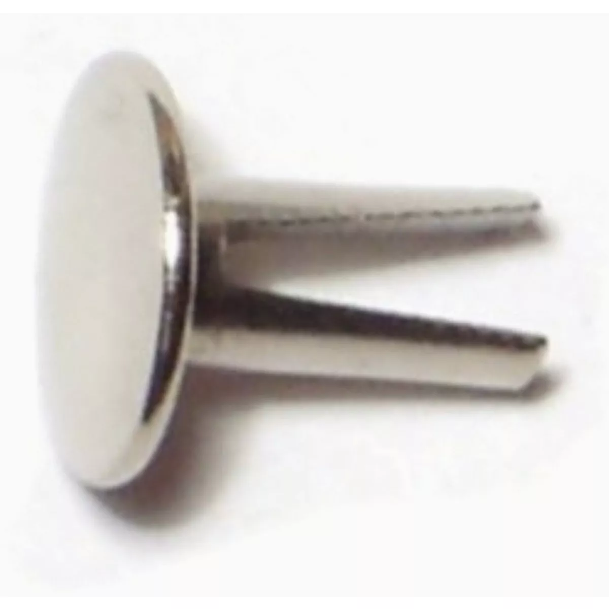 Midwest Fastener 5/32 In. x 5/16 In. Nickel Plated Steel Truss Head Split Rivet (90 Ct.)
