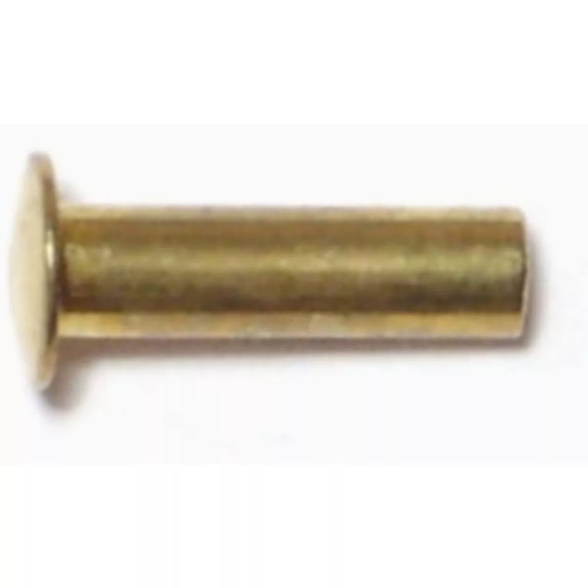 Midwest Fastener 1/8 In. x 7/16 In. Brass Plated Steel Tubular Rivet (48 Ct.) - photo 2